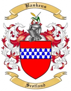 Baskens Family Crest from Scotland