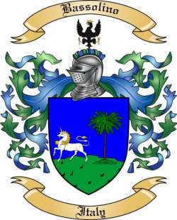 Bassolino Family Crest from Italy
