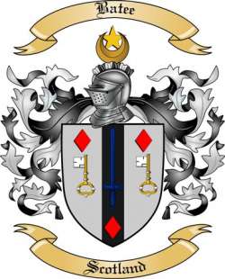 Batee Family Crest from Scotland
