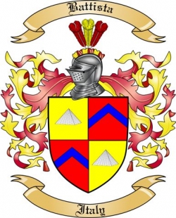 Battista Family Crest from Italy2
