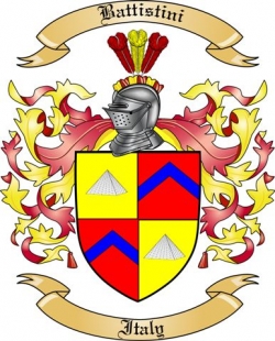 Battistini Family Crest from Italy2