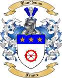 Bauddains Family Crest from France