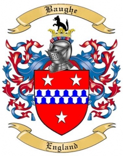 Baughe Family Crest from England