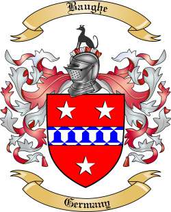 Baughe Family Crest from Germany
