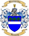 Baumgarden Family Crest from Germany2