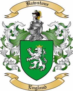 Bawstone Family Crest from England