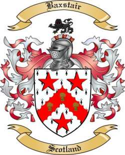 Baxstair Family Crest from Scotland