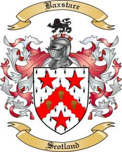 Baxstare Family Crest from Scotland