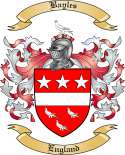 Bayles Family Crest from England
