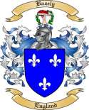 Bazely Family Crest from England