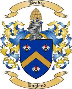 Beabey Family Crest from England