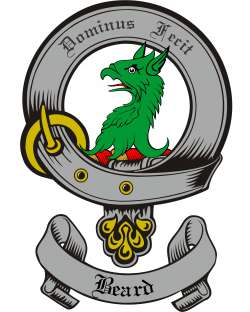 Beard Family Crest from Scotland2
