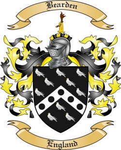Bearden Family Crest from England