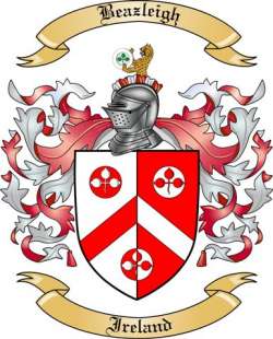 Beazleigh Family Crest from Ireland