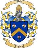 Bebe Family Crest from England