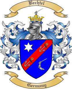 Bechtel Family Crest from Germany
