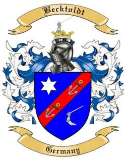 Becktoldt Family Crest from Germany