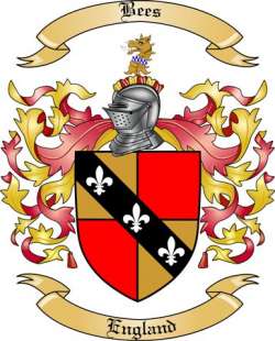 Bees Family Crest from England