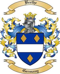 Beethe Family Crest from Germany