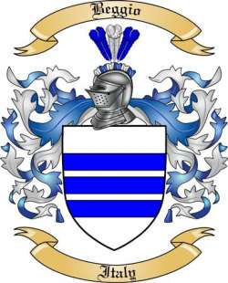 Beggio Family Crest from Italy