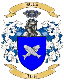 Bella Family Crest from Italy