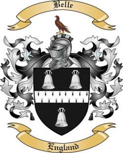 Belle Family Crest from England