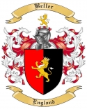 Beller Family Crest from England