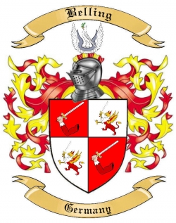 Belling Family Crest from Germany