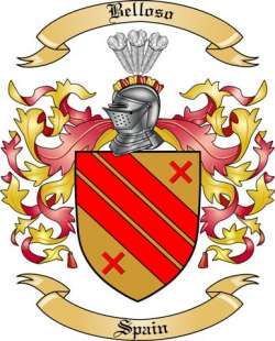 Belloso Family Crest from Spain