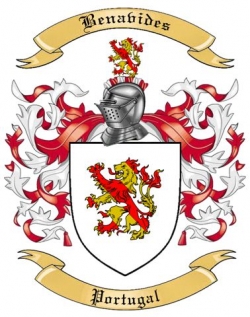 Benavides Family Crest from Portugal