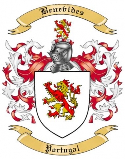Benevides Family Crest from Portugal