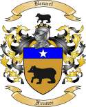 Bennet Family Crest from France