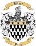 Benyon Family Crest from Wales