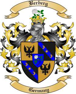 Berberg Family Crest from Germany