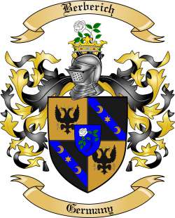Berberich Family Crest from Germany