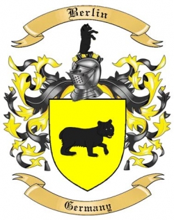 Berlin Family Crest from Germany