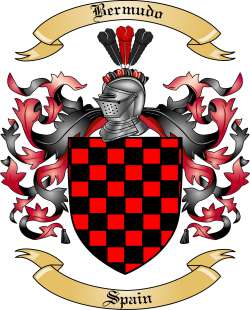 Bermudo Family Crest from Spain2