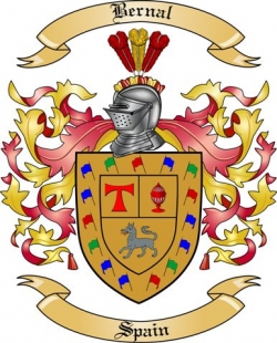 Bernal Family Crest from Spain2