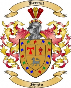 Bernat Family Crest from Spain2