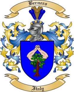 Bernero Family Crest from Italy