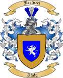 Bertucci Family Crest from Italy