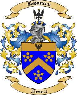 Besancon Family Crest from France