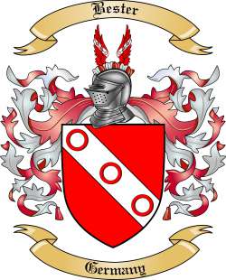 Bester Family Crest from Germany