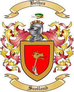 Bethea Family Crest from Scotland