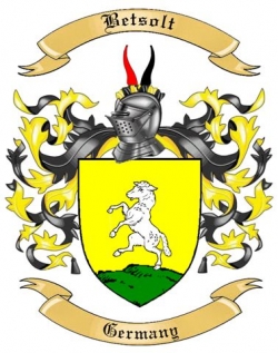 Betsolt Family Crest from Germany