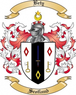 Bety Family Crest from Scotland