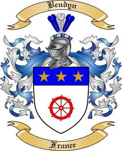 Beudyn Family Crest from France