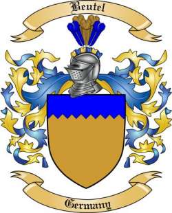 Beutel Family Crest from Germany