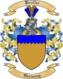 Beutler Family Crest from Germany