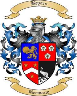 Beyers Family Crest from Germany